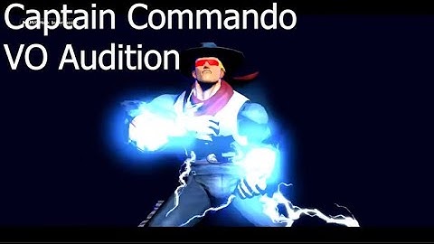 Captain Commando Update???(My VO Audition) Umvc3 Palette swap