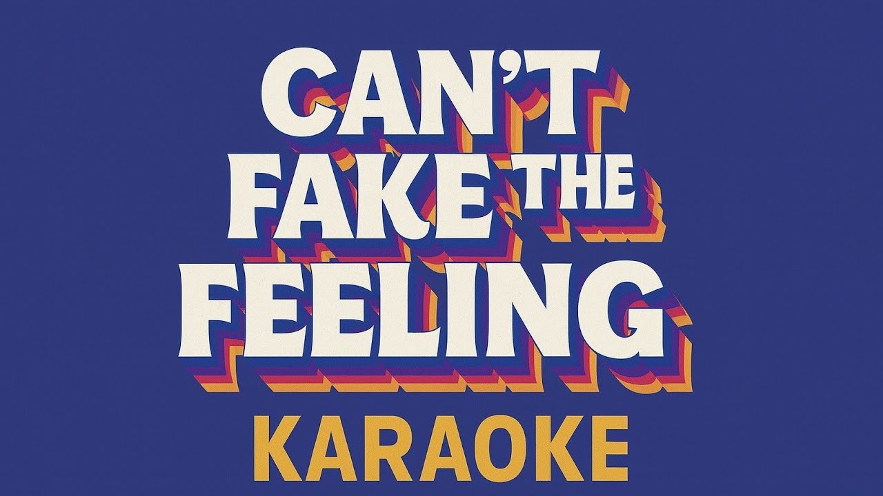 Geraldine Hunt - Can't Fake the Feeling (Karaoke) - YouTube