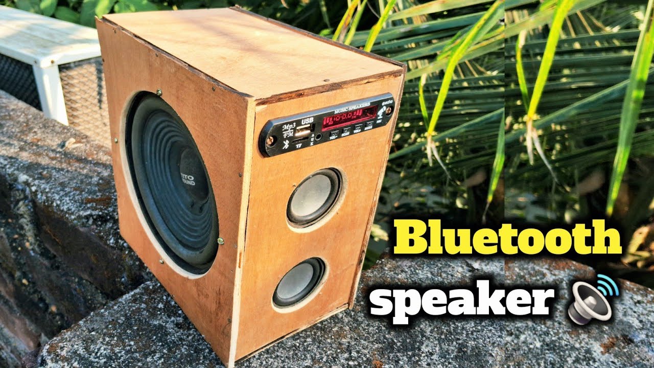 How To Make Bluetooth speaker 🔊 | Homemade Bluetooth Dj Box - YouTube