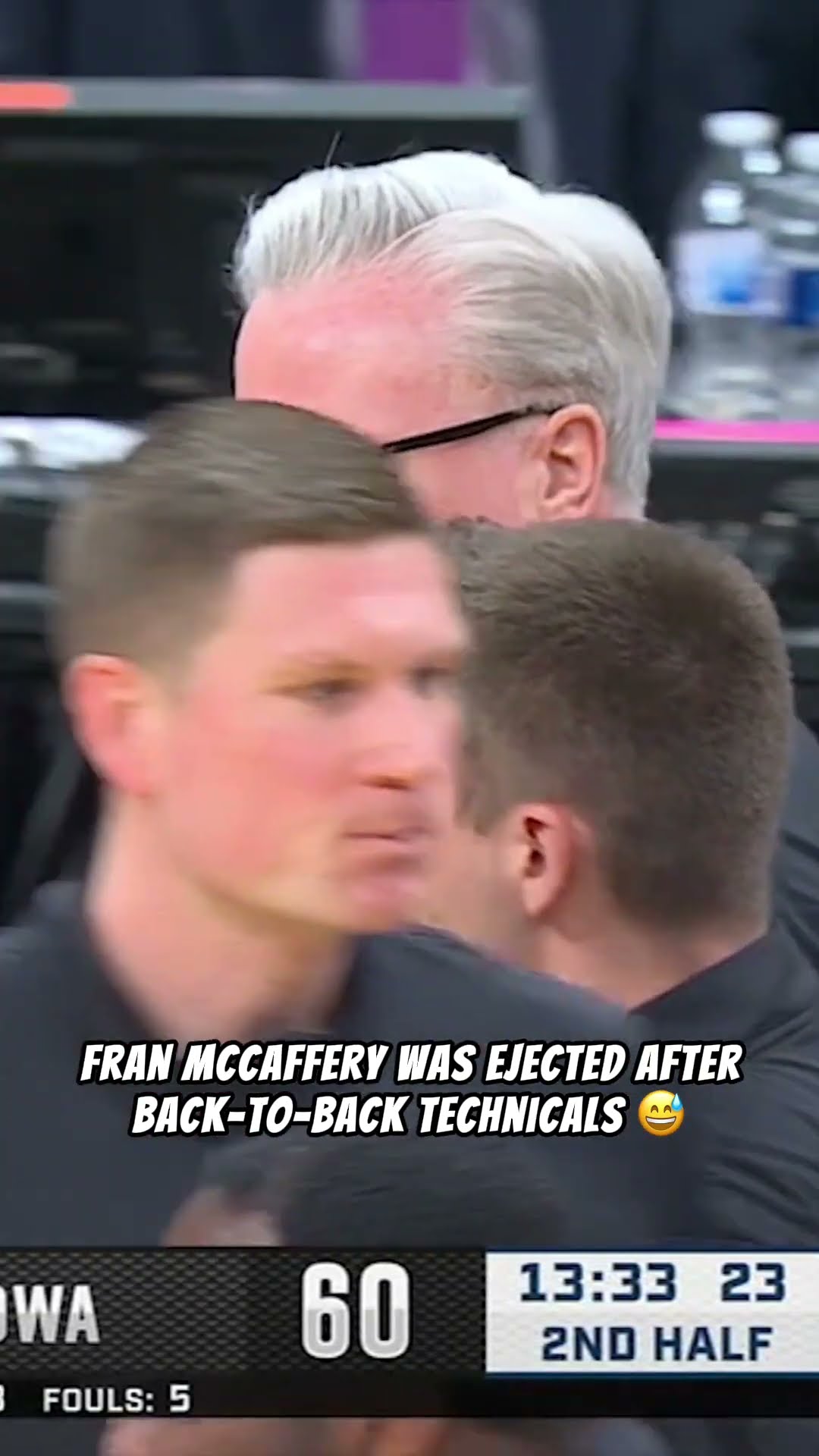 Fran McCaffery had words for the ref ?