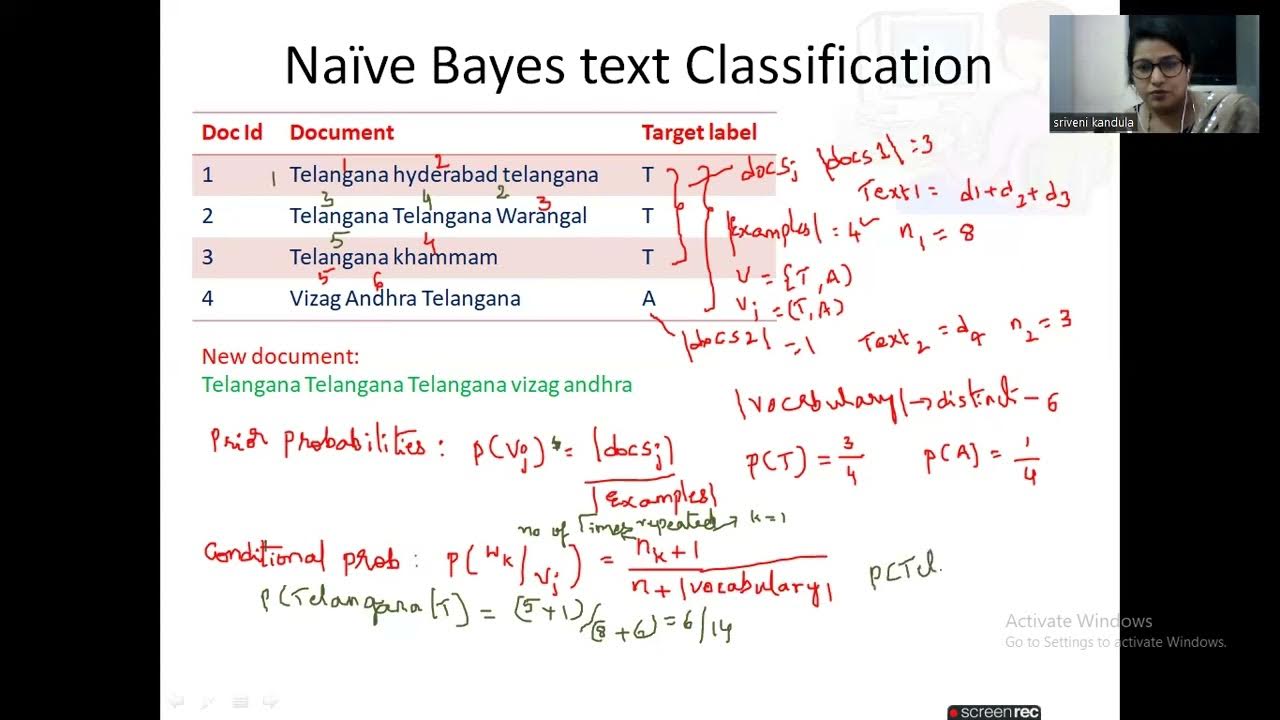 Naive Bayes Text Classification - YouTube