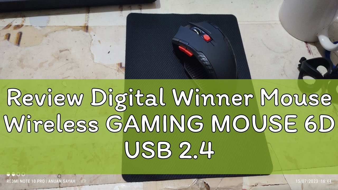 Review Digital Winner Mouse Wireless GAMING MOUSE 6D USB 2.4GHz Optical ...