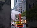 Why smoke comes from new York city street floors