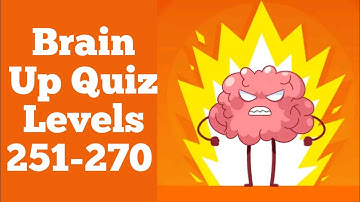 Brain Up Quiz Levels 251-270 WalkThrough Solution Gameplay | Fazie Gamer