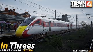 In Threes : East Coast Main Line : Train Sim World 4 [4K 60FPS]