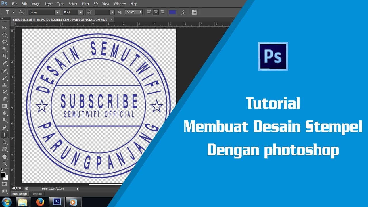 Tutorial Membuat Desain Stempel Dengan Photoshop  YouTube