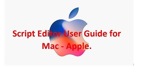 How to Use Script Editor on Mac | Apple’s Complete Guide 🖥️✨
