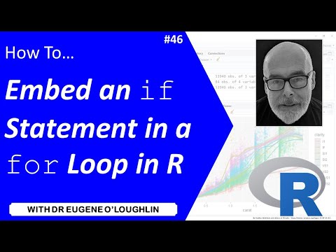 How To... Embed an if Statement in a for Loop in R #46
