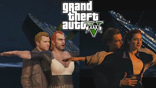 Titanic recreated in GTA V Side By Side Comparison