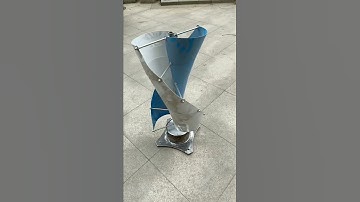Customized spiral vertical axis wind turbine, permanent magnet generator, household 2KW