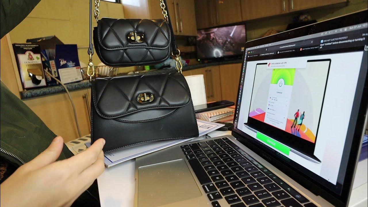 Charles and Keith Padded Double Pocket Shoulder Bag Black YouTube