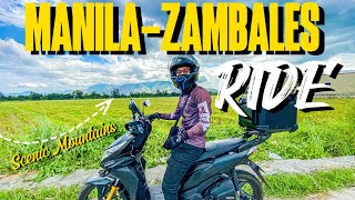 Manila to Zambales Ride | Anawangin Cove | Honda BeAT FI