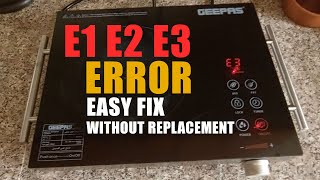 Repair Induction Cooker infrared E1 E2 E3 error code solved