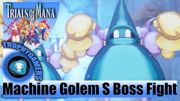 Trials of Mana Machine Golem S Boss Fight