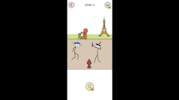 Thief Puzzle (WEEGOON) - Funny Stickman Brain Puzzle Game - Level 4 Android Gameplay Walkthrough