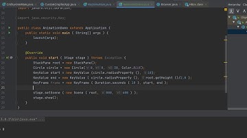 JavaFx Simple Animation Demo with KeyValue, KeyFrame, Timeline Class
