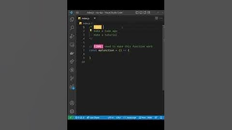 VS Code Extension Spotlight #12 - TODO Highlight #shorts