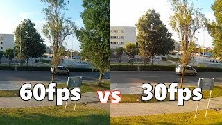 60fps vs 30fps, diferencias en cámara lenta