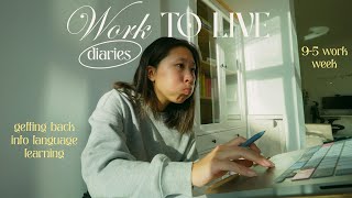 Work to Live Diaries: Korean learning update (I started a class!) during my 95 work week