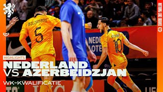 Download Lagu 𝗣𝗟𝗔𝗬-𝗢𝗙𝗙𝗦 𝗜𝗧 𝗜𝗦! 💥 | Highlights Oranje Futsal 🇳🇱 - Azerbeidzjan 🇦🇿 MP3