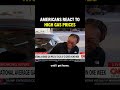Americans express frustration with high gas prices under Trump.