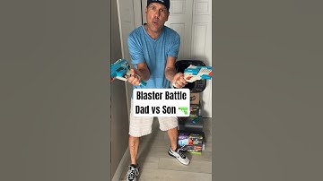 Dart Zone Blaster Battle // Dad vs Son Outlaw