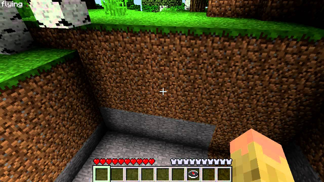 Minecraft Tutorials: World Edit (clearing Land) - YouTube