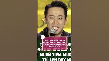 Trấn Thành khóc nức nở tại họp báo Hào Quang rực rỡ.