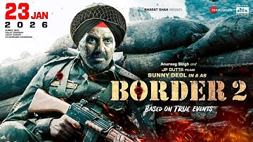 BORDER 2- Official Trailer| Sunny Deol, Diljit Dosanjh, Ahan Shetty, Varun Dhawan, Rashmika, Sonam