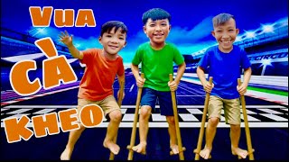 Trò chơi Đi cà kheo cười đau bụng