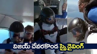 Vijay Devarakonda Thrilling And Amazing Skydiving Viral Video Vijay Devarakonda Unseen Video Fl