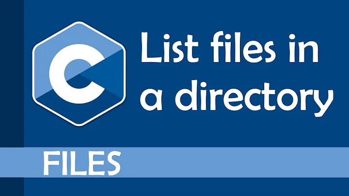 List files in a directory (recursively too!)