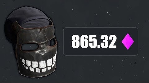 I pulled one of the RAREST facemasks in Rust... - Rust Gambling