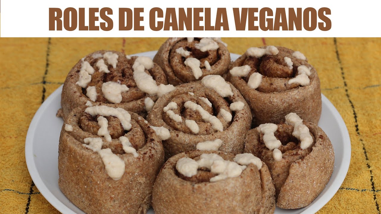 ROL DE CANELA VEGANO 🍂😍 ROLLOS INTEGRALES PARA EL OTOÑO ◼️ Cualquiera Cocina