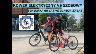 rower elektryczny vs szosowy (60 lat vs 37 lat)