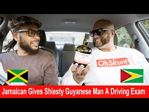 Jamaican Gives Shiesty Guyanese Man A Driving Exam