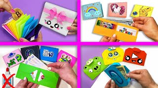 4 DIY PAPER WALLET | 4 ИДЕИ Как сделать КОШЕЛЕК из БУМАГИ Своими руками