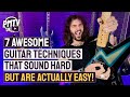 7 awesome guitar techniques that sound hard but are actually easy