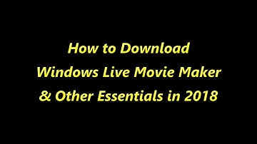 Download Windows Live Movie Maker 2012 Old Version Windows 10