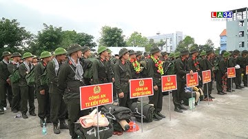 Công an tỉnh Long An tổ chức giao, nhận công dân thực hiện nghĩa vụ  Công an nhân dân năm 2025