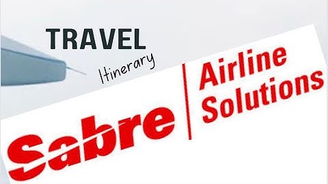 How to book a ticket in sabre