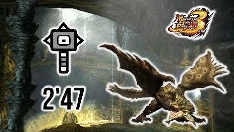 MHP3rd Rathian vs Hammer Solo ハンマー　リオレイア　ソロ　2