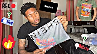 SHEIN Men Clothing|Graphic Tee Haul/Try On Review 2023