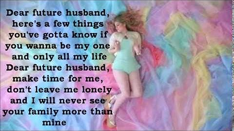 Thumbnail of Meghan Trainor - Dear Future Husband Lyrics