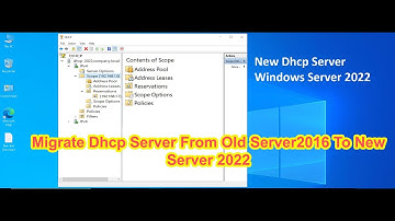 How To Migrate DHCP Server From Windows Server 2016 To Server 2022