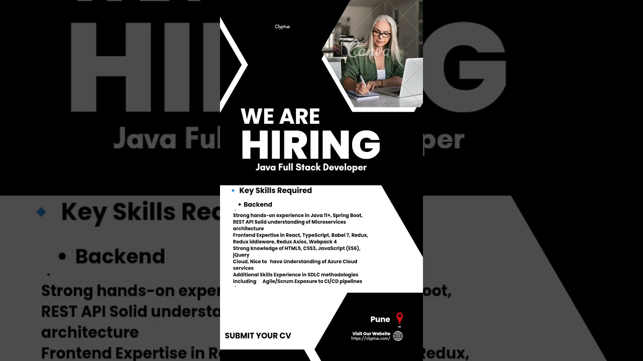 Hiring Now! Java Full Stack Developer | Pune | Java 11+ & React | Immediate Joiners#fresherjobs