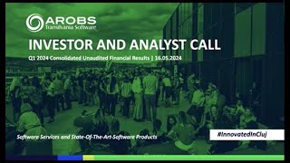 AROBS Q1 2024 Results Call with Investors and Analysts