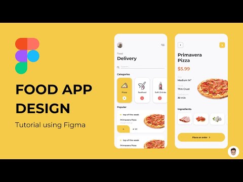 Food App Design Figma Tutorial