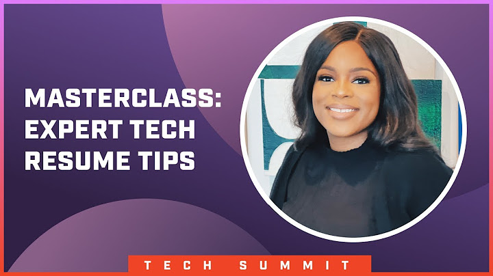 Masterclass: Expert Tech Resume Tips, Let's Build a Competitive Tech Resume (with Tinu Awoliyi)