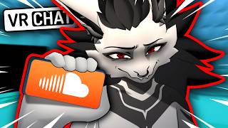 vr furry predator shows me his soundcloud music